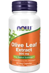 NOW Foods Olive Leaf Extract 500 мг Маслинови Листа