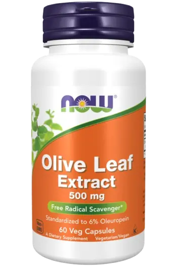 NOW Foods Olive Leaf Extract 500 мг Маслинови Листа