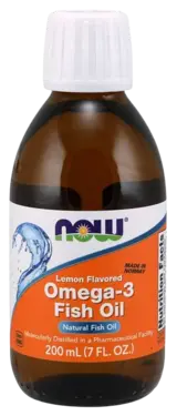 NOW Foods Omega 3 Liquid Течно Висококонцентрирано Рибено Масло