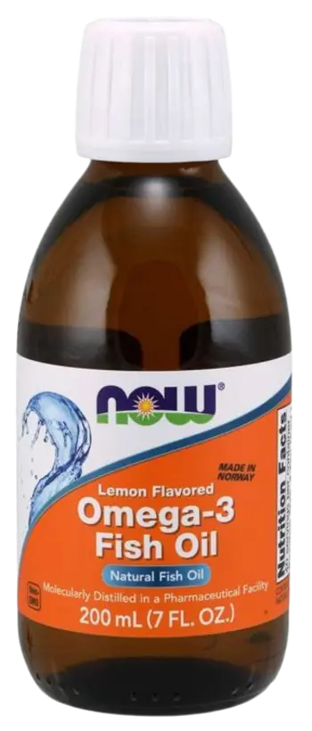NOW Foods Omega 3 Liquid Течно Висококонцентрирано Рибено Масло
