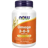 NOW Foods Omega 3-6-9 1000 мг Омега 3-6-9 от Растителни Масла