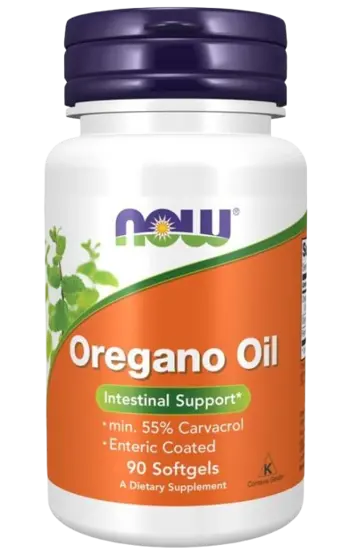 NOW Foods Oregano Oil Масло от Риган - 90 гел капсули, 90 дози