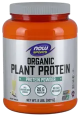 NOW Foods Organic Plant Protein Органична Растителна Протеинова Матрица - 907 грама, 25 дози