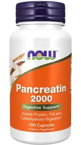 NOW Foods Pancreatin 200 мг Панкреатин
