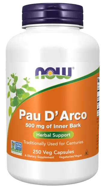 NOW Foods Pau D' Arco 500 мг Пау Дарко