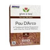 NOW Foods Pau D`Arco Tea Пау Дарко Чай - 24 пакетчета, 24 дози