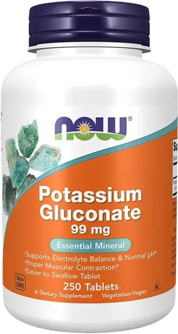 NOW Foods Potassium Gluconate 99 мг Калий