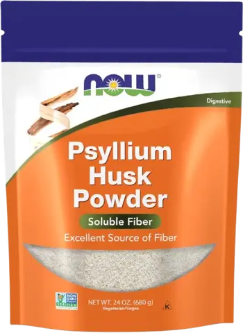 NOW Foods Psyllium Husk Powder Organic Разтворими Фибри на Прах