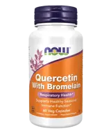NOW Foods Quercetin with Bromelain 800 мг Кверцетин + 165 мг Бромелаин
