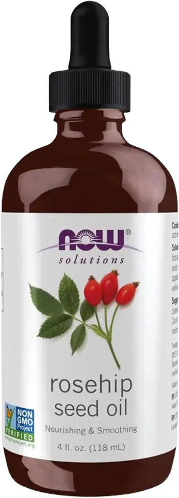 NOW Foods Rose Hip Seed Oil 100% Pure Етерично Масло от Семена на Шипка - 30 мл