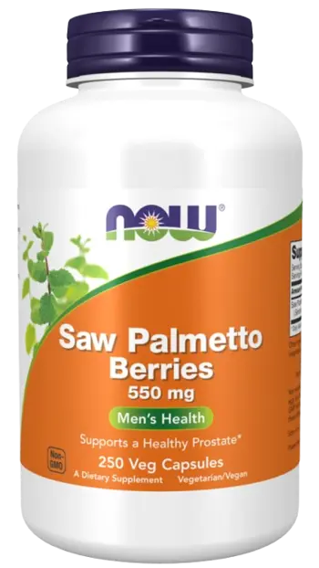 NOW Foods Saw Palmetto Berries 550 мг Сао Палмето