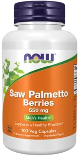 NOW Foods Saw Palmetto Berries 550 мг Сао Палмето