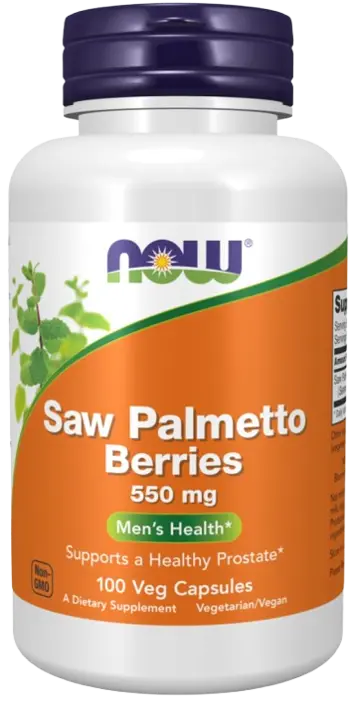 NOW Foods Saw Palmetto Berries 550 мг Сао Палмето