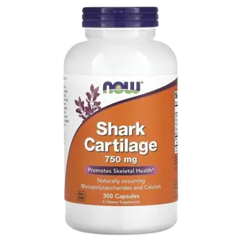 NOW Foods Shark Cartilage 750 мг Хрущял от Акула