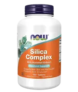 NOW Foods Silica Complex 500 мг Силика - 180 таблетки, 180 дози
