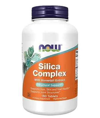NOW Foods Silica Complex 500 мг Силика - 180 таблетки, 180 дози