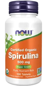 NOW Foods Spirulina 500 мг Спирулина
