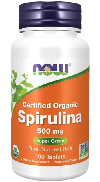 NOW Foods Spirulina 500 мг Спирулина