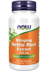 NOW Foods Stinging Nettle Root Extract 250 мг Коприва - 90 веге капсули, 45 дози