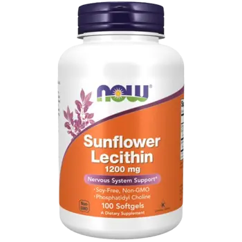 NOW Foods Sunflower Lecithin 1200 мг Лецитин