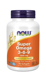 NOW Foods Super Omega 3-6-9 1200 мг Омега 3-6-9 с Рибено Масло