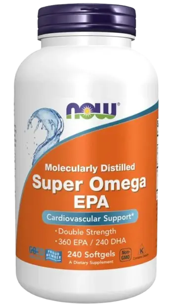 NOW Foods Super Omega EPA Висококонцентрирано Рибено Масло