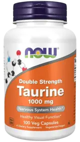 NOW Foods Taurine 1000 мг Double Strength Таурин