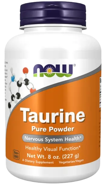 NOW Foods Taurine Powder Таурин на Прах - 227 грама, 227 дози
