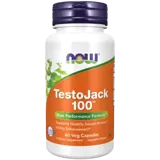 NOW Foods Testo JACK 100 Специализирана Формула за Либидо - 60 веге капсули, 30 дози