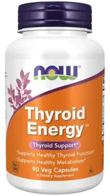 NOW Foods Thyroid Energy Специализирана Формула в Подкрепа на Щитовидната Жлеза