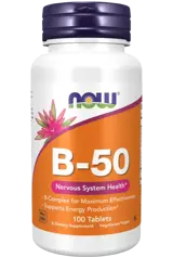 NOW Foods Vitamin B-50 Complex Витамин B-50