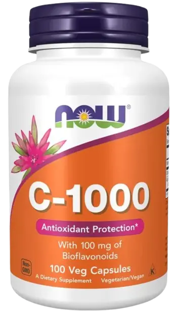 NOW Foods Vitamin C-1000 with Bioflavonoids Витамин C Аскорбинова Kиселина