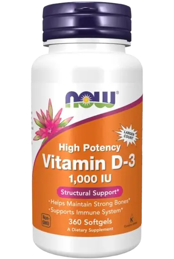 NOW Foods Vitamin D-3 1000 IU Витамин D3