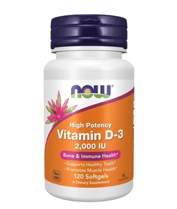 NOW Foods Vitamin D-3 2000 IU Витамин Д3