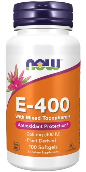 NOW Foods Vitamin E-400 IU MT Витамин E