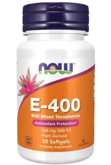 NOW Foods Vitamin E-400 IU MT Витамин E