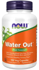 NOW Foods Water Out Натурален Билков Диуретик - 100 веге капсули, 50 дози