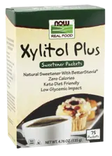 NOW Foods Xylitol Ксилитол - 75 пакета, 75 дози