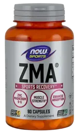 NOW Foods ZMA 800 мг Цинк, Магнезий и Витамин B6