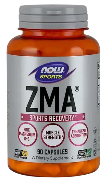NOW Foods ZMA 800 мг Цинк, Магнезий и Витамин B6