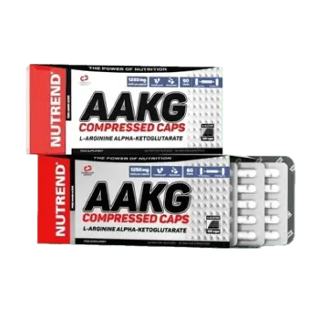 NUTREND AAKG Compressed Caps Аргинин Алфа-Кетоглутарат - 120 капсули, 120 дози