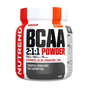 NUTREND BCAA 2:1:1 Powder Верижно-Разклонени Аминокиселини - 400 грама, 40 дози