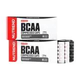 NUTREND BCAA Compressed Л-Левцин, Л-Изолевцин и Л-Валин - 120 капсули, 20 дози