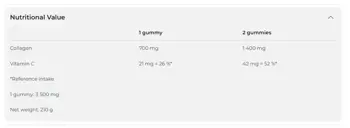 NUTREND Collagen Gummies Желирани Бонбони Колаген - 60 желирани бонбона, 30 дози