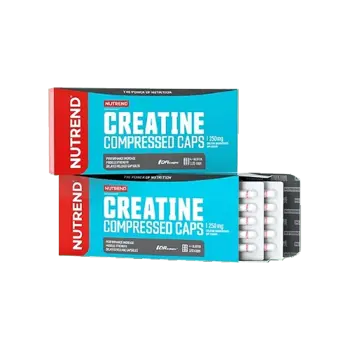 NUTREND Creatine Compressed Caps Креатин Монохидрат Капсули - 120 капсули, 40 дози