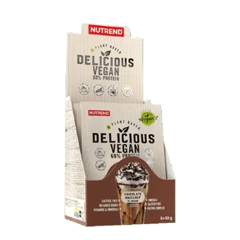 NUTREND Delicious Vegan Protein Веган Протеин на Сашета - 5 сашета х 30 грама, 5 дози