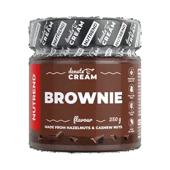 NUTREND Denuts Cream Brownie Крем с Вкус на Лешници и Ядки Кашу - 250 грама
