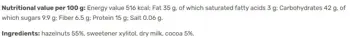 NUTREND Denuts Cream Nutrenella Ядков Крем за Мазане с Печени Лешници - 250 грама