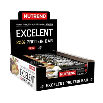 NUTREND Excelent Protein Bar Протеинов Бар - 18 бара x 85 грама, 18 дози