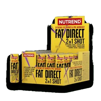 NUTREND Fat Direct Shot Комплекс за Изгаряне на Мазнини - 20 шота x 60 мл, 20 дози